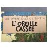 Tintin T6 - L'oreille cassée (B8,feuillage bleu) - C - (1953)