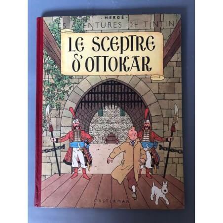 Tintin T8 - Le sceptre d'Ottokar (B2) - C - (1948)