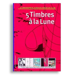 "5 Timbres à la Lune" d'Hergé