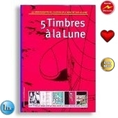 "5 Timbres à la Lune" d'Hergé