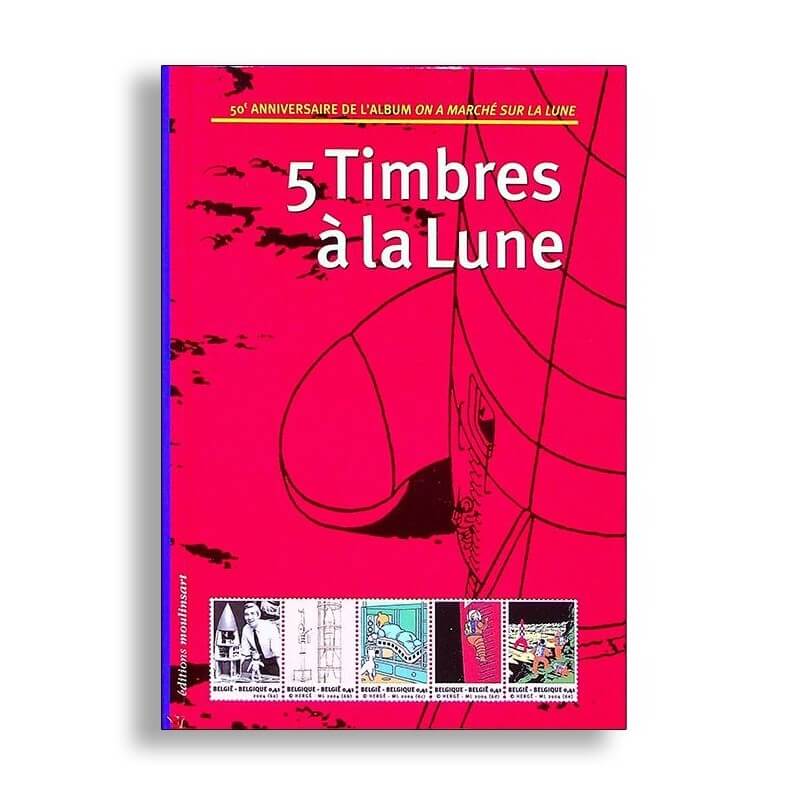 "5 Timbres à la Lune" d'Hergé