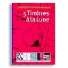 "5 stamps to the moon" of hergé