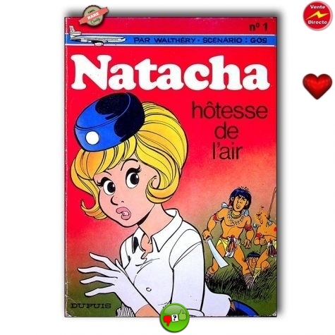Natacha édition au téton T.01 Hotesse de l'air