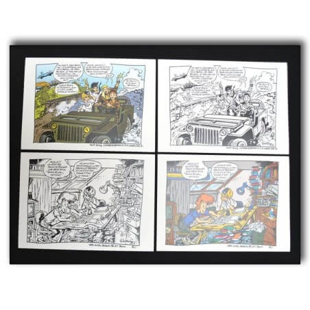 Natacha - Portfolio Les clins d'oeil de Natacha N°2 + Dédicace Walthéry - Hardcover - EO - (2020)
