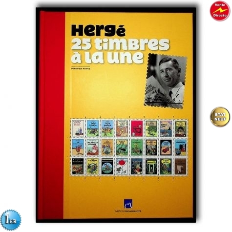 Hergé / 25 timbres à la une / 2007 / EO