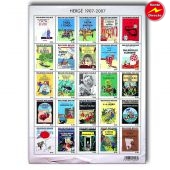 Hergé Tintin stamps 25 unobliterated adventures 2007