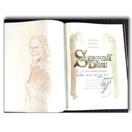 Serpent Dieu T1 à T3 + dédicace - 3x C + jaquette - EO - (2019)