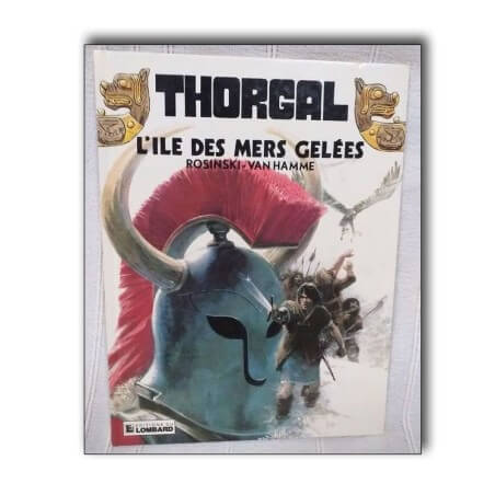 Thorgal T2 - L'Île des mers gelées + dédicace - C - Réédition - (1986)