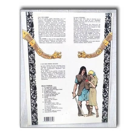Thorgal T2 - L'Île des mers gelées + dédicace - C - Réédition - (1986)