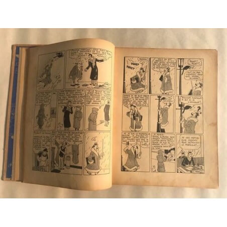 Tintin T6 - L'oreille cassée (A2) - C - N&B - EO - (1937)