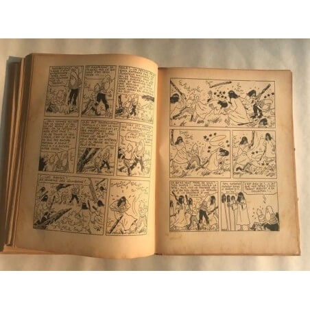 Tintin T6 - L'oreille cassée (A2) - C - N&B - EO - (1937)
