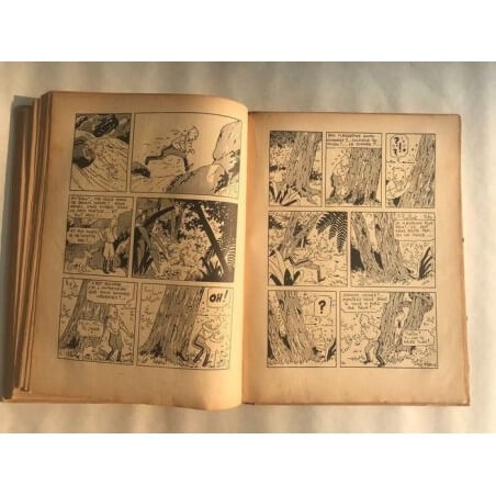 Tintin T6 - L'oreille cassée (A2) - C - N&B - EO - (1937)