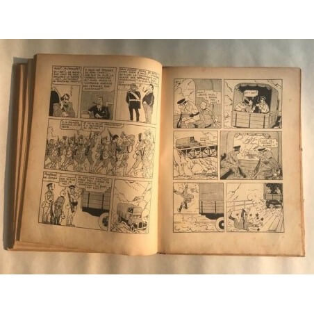 Tintin T6 - L'oreille cassée (A2) - C - N&B - EO - (1937)