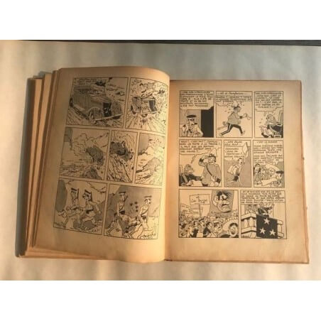 Tintin T6 - L'oreille cassée (A2) - C - N&B - EO - (1937)