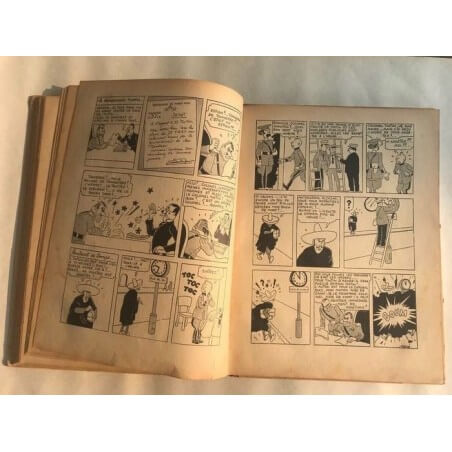 Tintin T6 - L'oreille cassée (A2) - C - N&B - EO - (1937)