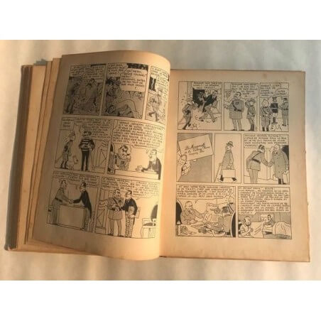 Tintin T6 - L'oreille cassée (A2) - C - N&B - EO - (1937)