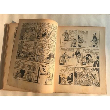 Tintin T6 - L'oreille cassée (A2) - C - N&B - EO - (1937)