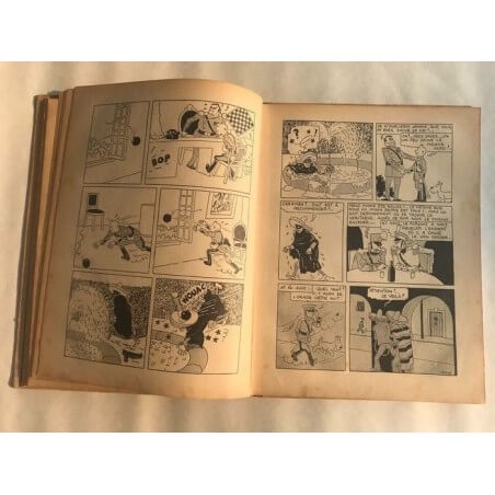 Tintin T6 - L'oreille cassée (A2) - C - N&B - EO - (1937)