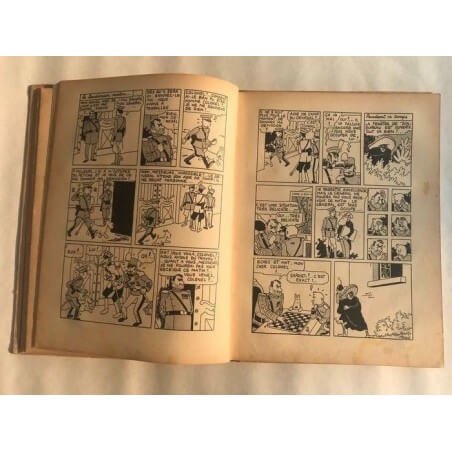 Tintin T6 - L'oreille cassée (A2) - C - N&B - EO - (1937)