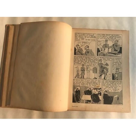 Tintin T6 - L'oreille cassée (A2) - C - N&B - EO - (1937)