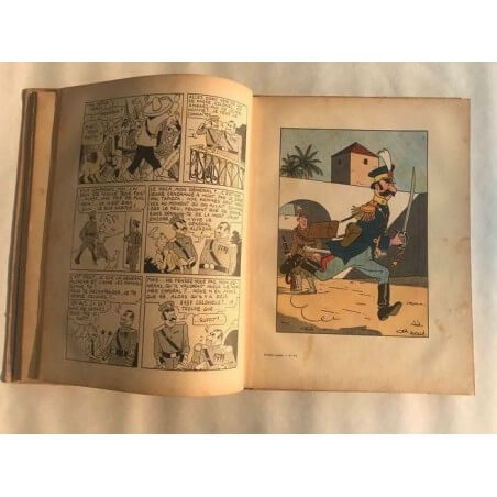Tintin T6 - L'oreille cassée (A2) - C - N&B - EO - (1937)