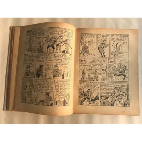 Tintin T6 - L'oreille cassée (A2) - C - N&B - EO - (1937)