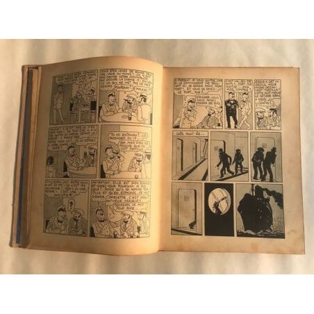 Tintin T6 - L'oreille cassée (A2) - C - N&B - EO - (1937)