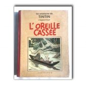 Tintin T6 - L'oreille cassée (A2) - C - N&B - EO - (1937)