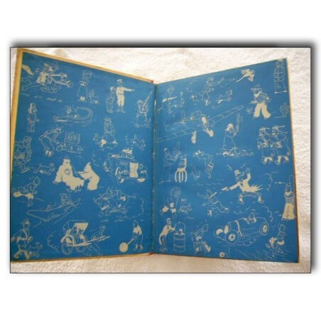 Tintin T7 - L´île noire (A5) - C - N&B - Réédition - (1938)