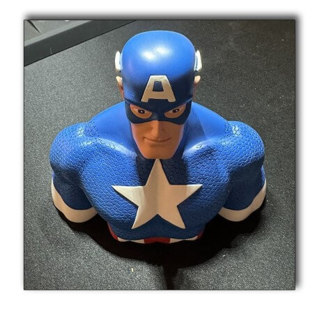 CAPTAIN AMERICA BUSTE Statue ATTAKUS / BOMBYX Marvel