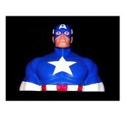 CAPTAIN AMERICA BUSTE Statue ATTAKUS / BOMBYX Marvel