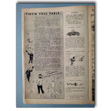 Tintin (magazine) - Journal Tintin Numéro 1 - (1946)