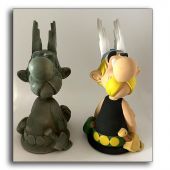 Asterix "Bustes avec gourde" 2 versioni