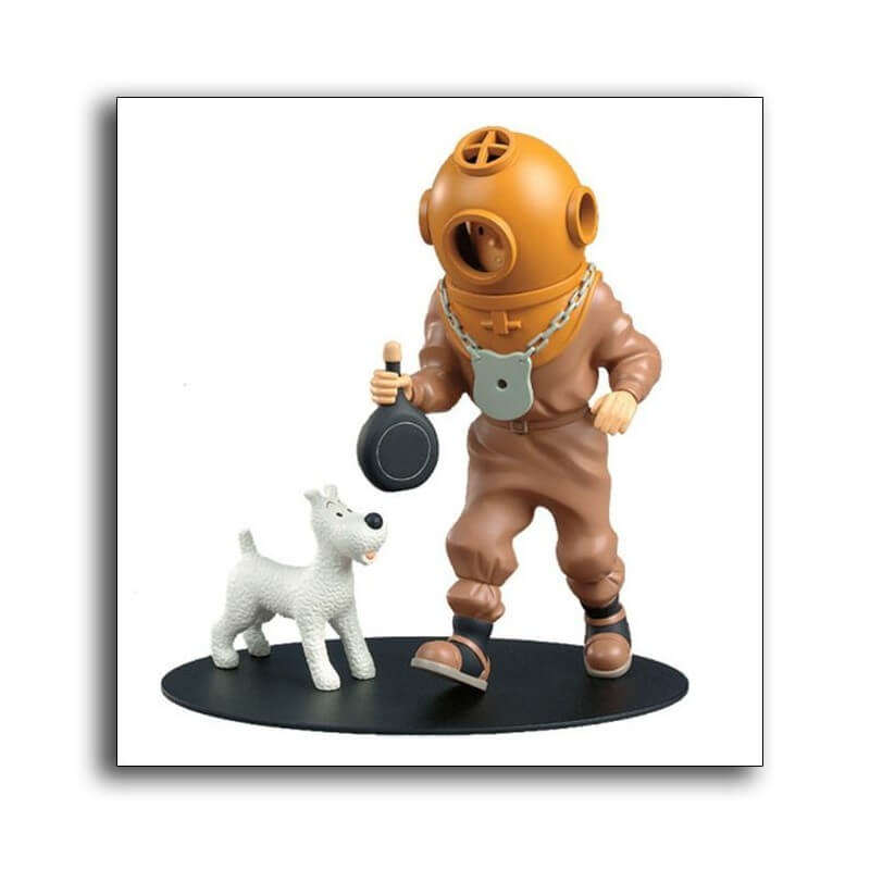 Tintin scaphandrier / 23 Cm /