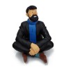 Tintin & Haddock assis en tailleur