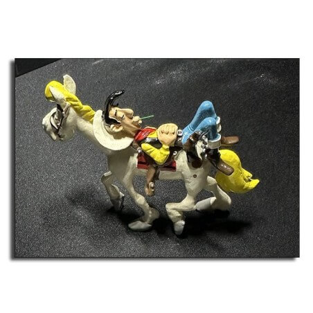 Lucky Luke che dorme su Jolly Jumper / Pixi / Morris