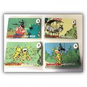 Marsupilami, Franquin, 4 Flip boek Full serie