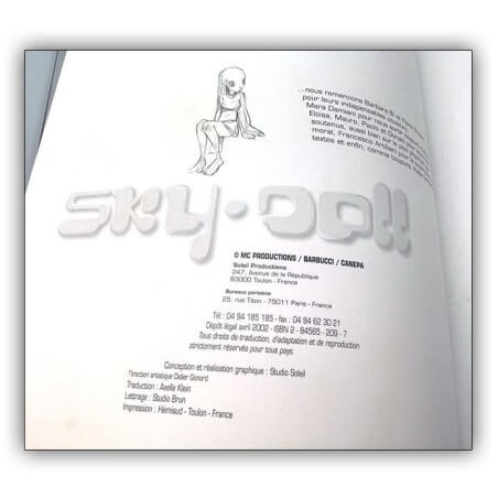 Sky-Doll T2 - Aqua + dédicace - C - EO - (2002)