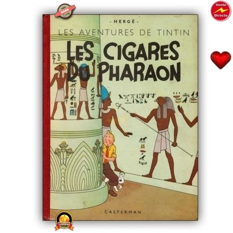 Tintin Les cigares du Pharaon. A18 de 1942