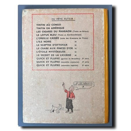 Tintin / Le crabe aux pinces d'or (A23 bis) - C - (1944)