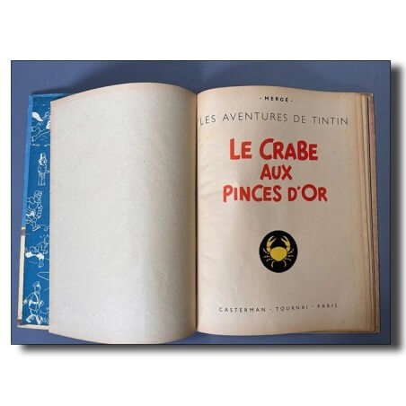 Tintin / Le crabe aux pinces d'or (A23 bis) - C - (1944)