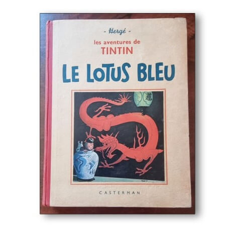 Tintin / Le lotus bleu / 1939 / Dos A9