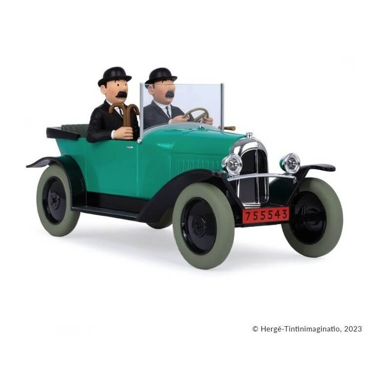 Voiture Tintin 1:12 ème résine / Tintin au pays de l'or - 3ème dans la série