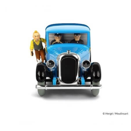 Tim und Struppi Auto 1:12 aus Kunstharz / Tim und Struppi in Amerika, 2. in der Serie