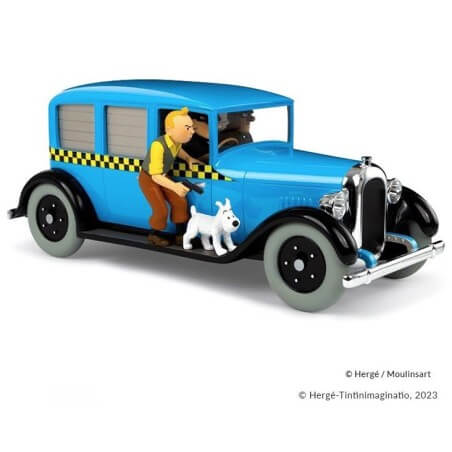 Tim und Struppi Auto 1:12 aus Kunstharz / Tim und Struppi in Amerika, 2. in der Serie