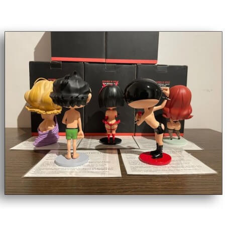 Péchés Mignons - 5 Figures & Vous Réf FVP01A+B+C+D+E - Clara + Arthur + Cassandra + Sarah en Max - (2009/2011)