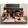Getrocknete Mignons - 5 Figuren & Sie Ref FVP01A+B+C+D+E - Clara + Arthur + Cassandra + Sarah en Max - (2009/2011)