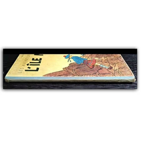 Tintin T7 - L'Ile Noire (A23 bis) - C - 1 Album - Reprint - 1944