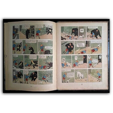Tintin T7 - L'Ile Noire (A23 bis) - C - 1 Album - Reprint - 1944