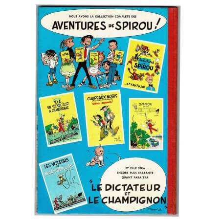 Spirou et Fantasio / La Corne de rhinocéros, édition originale belge de 1955